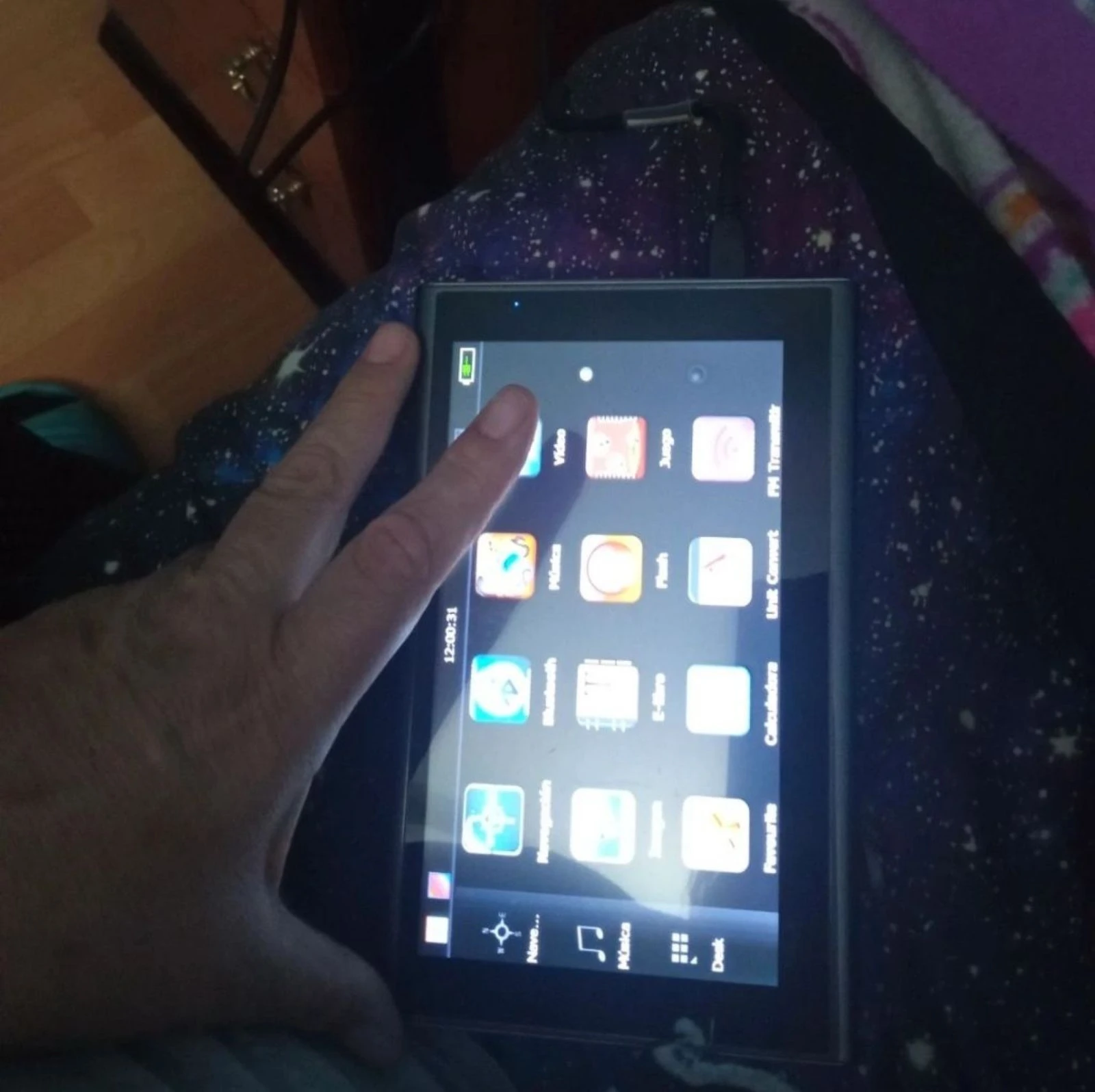 Tablet negra 